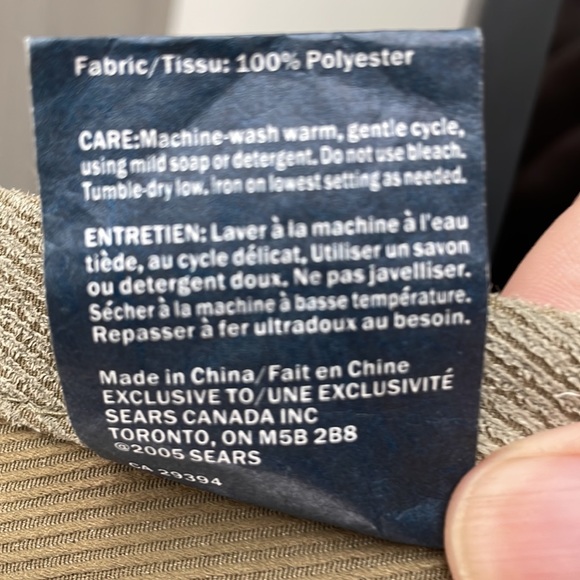 Roots brand olive green coloured curtain panels (set of 2) - Picture 4 of 5